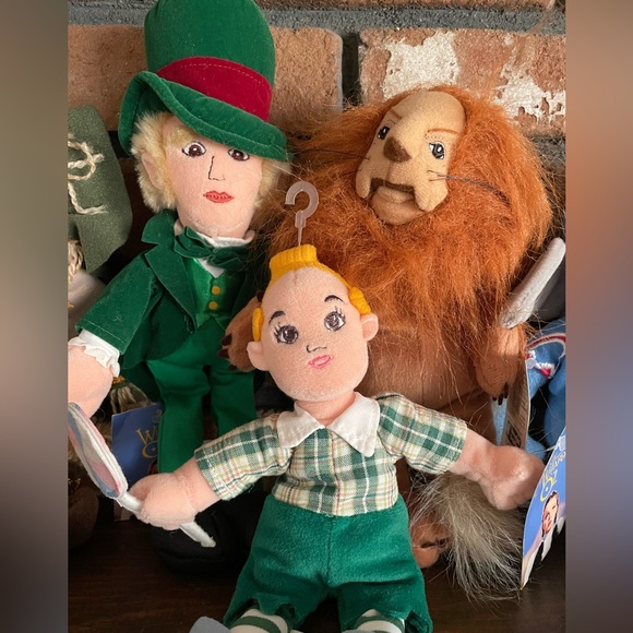 7 Wizard of Oz Wicked Plush Stuffed Dolls NWT Scarecrow Lion Witch Toto Monkey - Picture 5 of 16